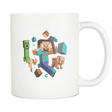 Minecraft White 11oz Mug 102