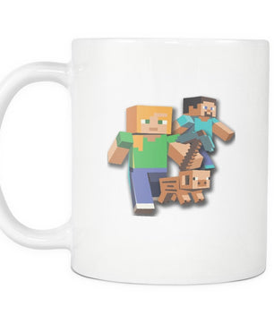 Minecraft White 11oz Mug 103 - Lusy Store