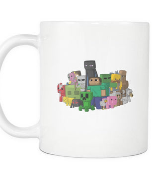 Minecraft White 11oz Mug 105 - Lusy Store