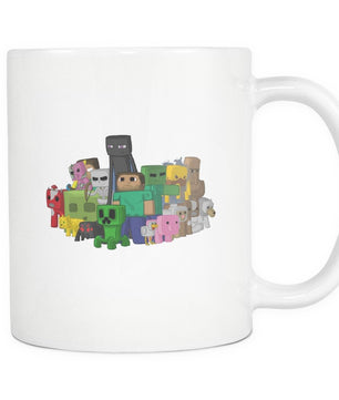 Minecraft White 11oz Mug 105 - Lusy Store