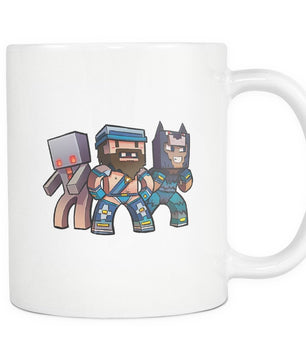 Minecraft White 11oz Mug 106 - Lusy Store
