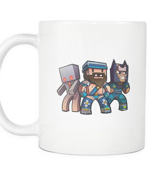 Minecraft White 11oz Mug 106 - Lusy Store