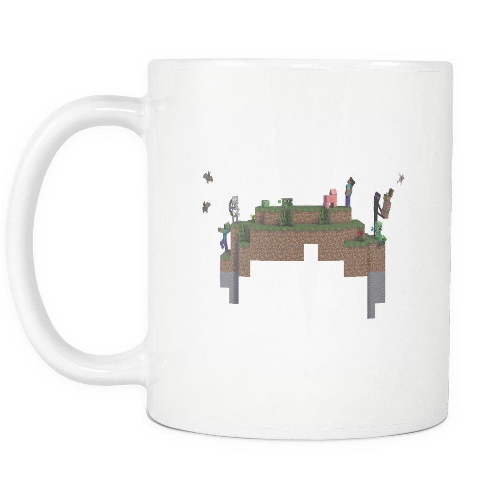 Minecraft White 11oz Mug 107 - Lusy Store