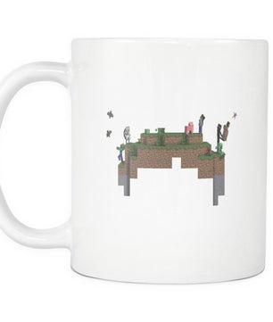 Minecraft White 11oz Mug 107 - Lusy Store