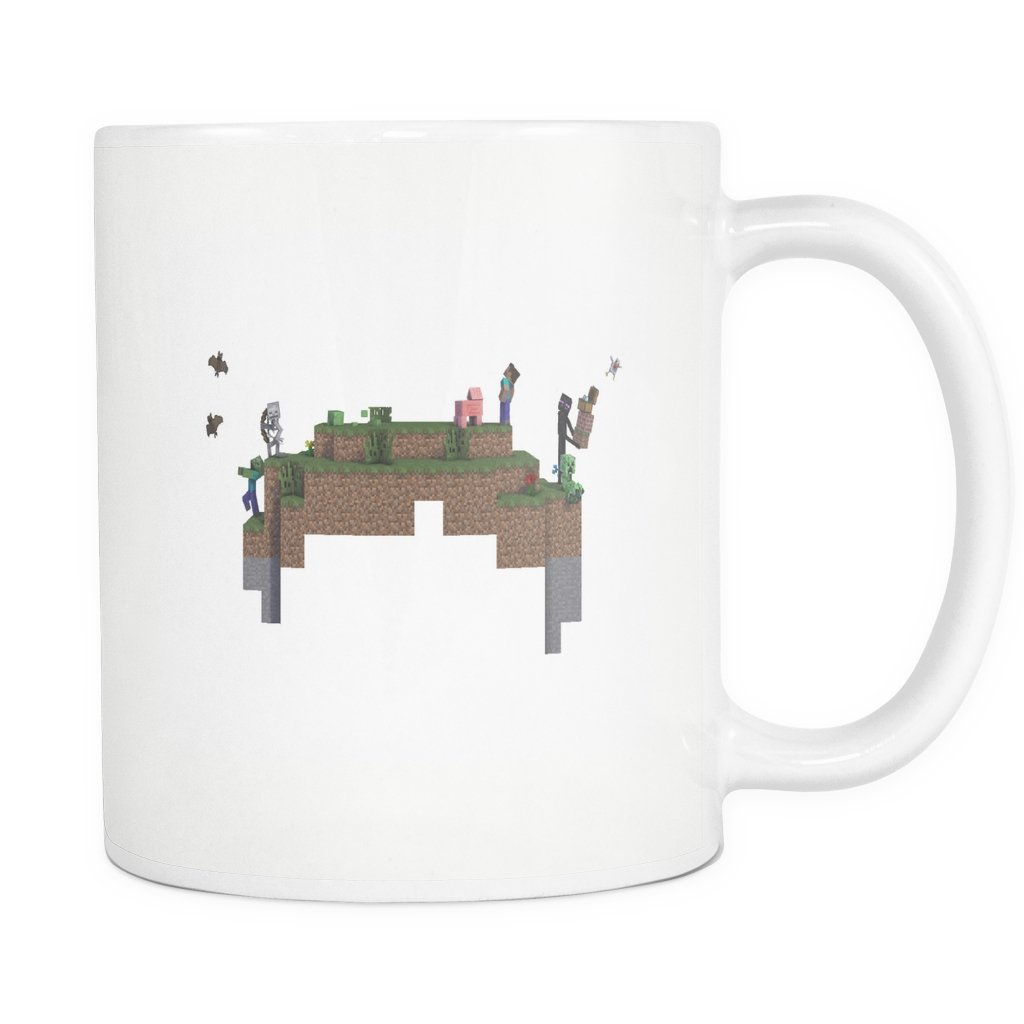 Minecraft White 11oz Mug 107 - Lusy Store