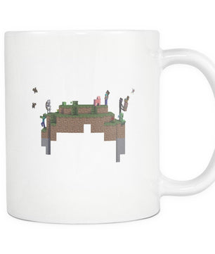 Minecraft White 11oz Mug 107 - Lusy Store
