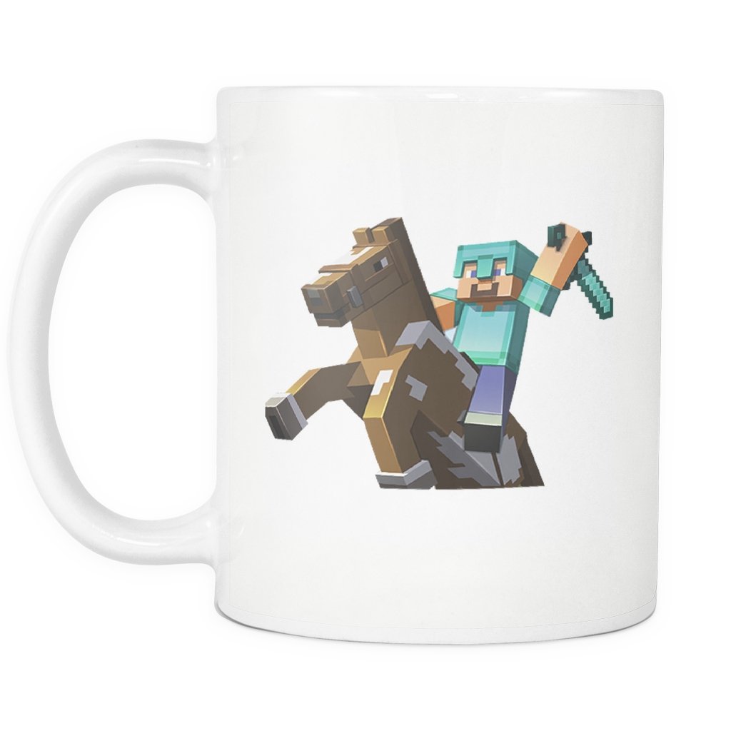 Minecraft White 11oz Mug 109 - Lusy Store