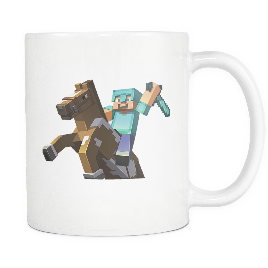 Minecraft White 11oz Mug 109 - Lusy Store