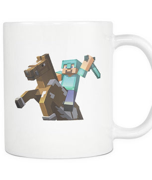Minecraft White 11oz Mug 109 - Lusy Store