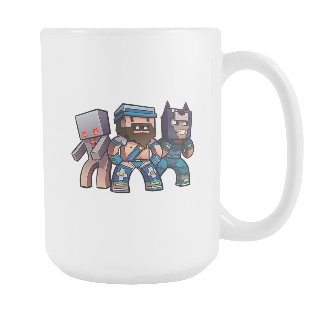Minecraft White 15oz Mug 106 - Lusy Store
