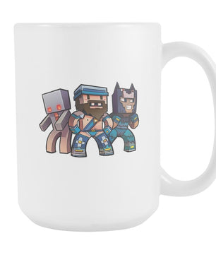 Minecraft White 15oz Mug 106 - Lusy Store
