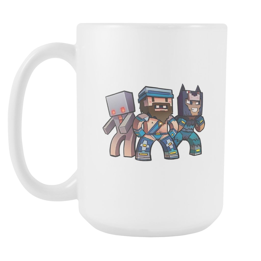 Minecraft White 15oz Mug 106 - Lusy Store
