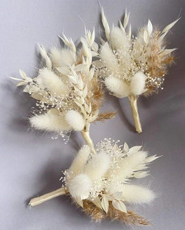 Mini bouquet pampas decorative dried flowers babysbreath flowers home decoration - Lusy Store LLC