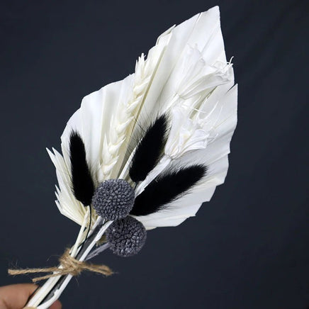 Mini bouquet pampas decorative dried flowers babysbreath flowers home decoration - Lusy Store LLC