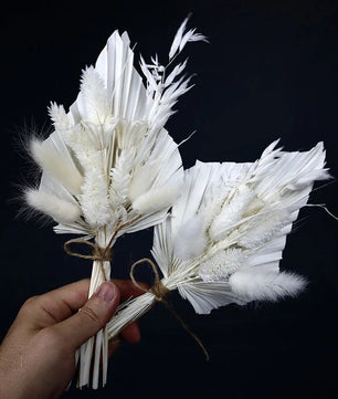 Mini bouquet pampas decorative dried flowers babysbreath flowers home decoration - Lusy Store LLC