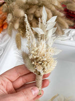 Mini bouquet pampas decorative dried flowers babysbreath flowers home decoration - Lusy Store LLC