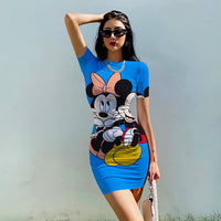 Minnie Mouse Dress Beach Party High Street Dresses D512 Blue