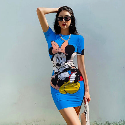 Minnie Mouse Dress Beach Party High Street Dresses D512 Blue