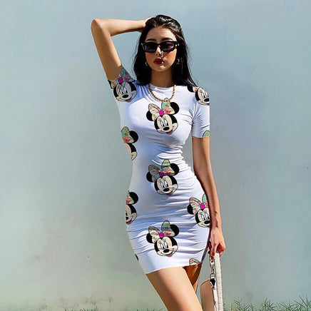 Minnie Mouse Dress Beach Party High Street Dresses D512 White