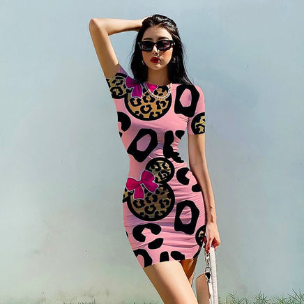 Minnie Mouse Dress Beach Party High Street Dresses D512 Light Pink