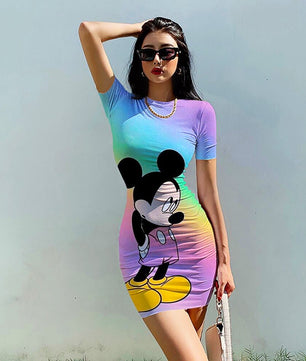 Minnie Mouse Dress Fashion Hip Beach Party Dresses D507 - Lusy Store