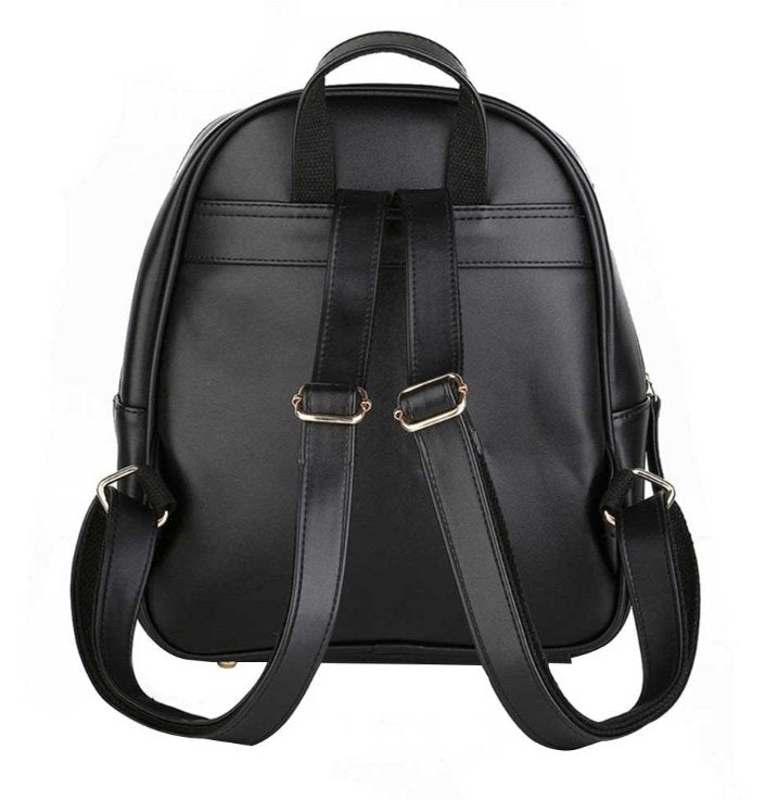 Mochilas mujer 2019 Cute Cat Backpack School Women Pu Leather Backpacks - Lusy Store