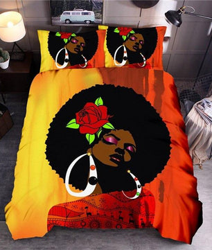 Modern Bedding Sets Africa Women Ethnic African Queen King Quilt Cover Bed Linen - Lusy Store