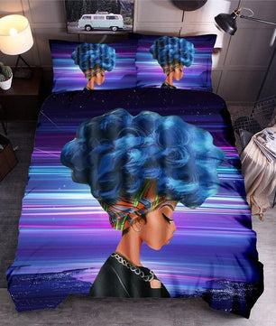 Modern Bedding Sets Africa Women Ethnic African Queen King Quilt Cover Bed Linen - Lusy Store