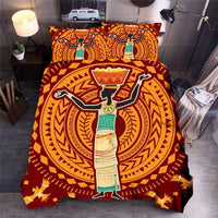 Modern Bedding Sets Africa Women Ethnic African Queen King Quilt Cover Bed Linen - Lusy Store