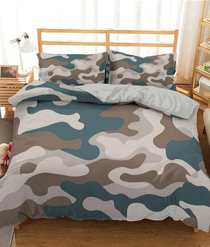 Modern Bedding Sets Homesky Camouflage Boy Teen Kids Abstract Bedclothes Bedroom Home Textiles - Lusy Store