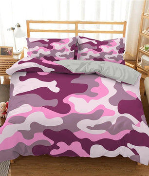 Modern Bedding Sets Homesky Camouflage Boy Teen Kids Abstract Bedclothes Bedroom Home Textiles - Lusy Store
