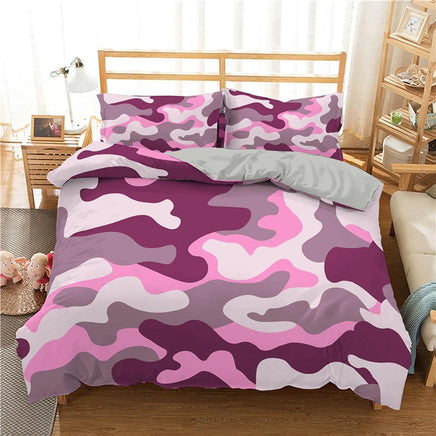 Modern Bedding Sets Homesky Camouflage Boy Teen Kids Abstract Bedclothes Bedroom Home Textiles - Lusy Store