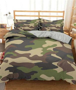 Modern Bedding Sets Homesky Camouflage Boy Teen Kids Abstract Bedclothes Bedroom Home Textiles - Lusy Store