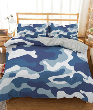 Modern Bedding Sets Homesky Camouflage Boy Teen Kids Abstract Bedclothes Bedroom Home Textiles - Lusy Store