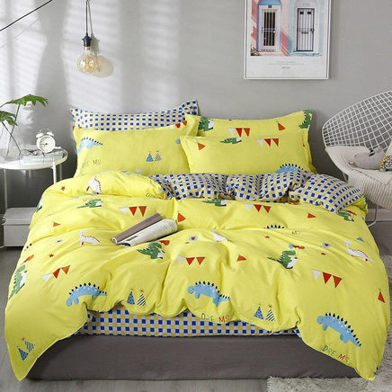 Modern Bedding Sets Pink Dot Heart Printing Bed Linens Cute Bedding Sets - Lusy Store