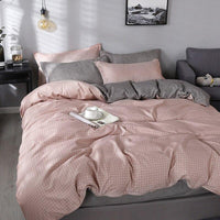 Modern Bedding Sets Pink Dot Heart Printing Bed Linens Cute Bedding Sets - Lusy Store