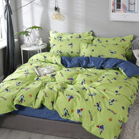 Modern Bedding Sets Pink Dot Heart Printing Bed Linens Cute Bedding Sets - Lusy Store