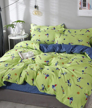 Modern Bedding Sets Pink Dot Heart Printing Bed Linens Cute Bedding Sets - Lusy Store