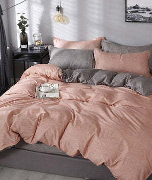 Modern Bedding Sets Pink Dot Heart Printing Bed Linens Cute Bedding Sets - Lusy Store