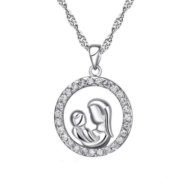 Mom Pendant Necklace Mother's Day Gift - Lusy Store