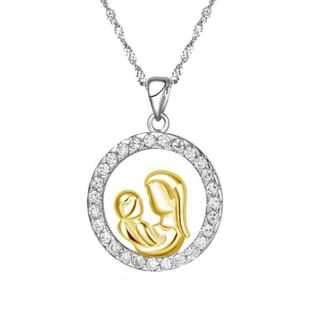 Mom Pendant Necklace Mother's Day Gift - Lusy Store