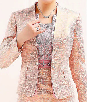 Mother Of The Bride Pant Suits Lace Dresses Knee Length D390 - Lusy Store