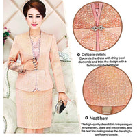 Mother Of The Bride Pant Suits Lace Dresses Knee Length D390 - Lusy Store