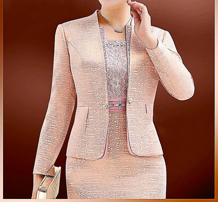 Mother Of The Bride Pant Suits Lace Dresses Knee Length D390 - Lusy Store