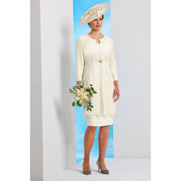 Mother Of The Bride Pant Suits Plus Size Sky Blue Ivory New Outfit Coat Silhouette Knee Length Lace Overlay D387 - Lusy Store