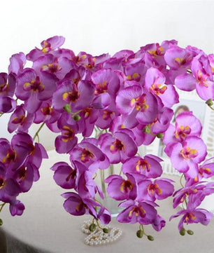 Mother's Day Flowers DIY Artificial Butterfly Orchid Silk Flower Bouquet - Lusy Store