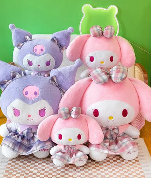 My Melody Plush Dolls Anime Cartoons Cute Soft Stuffed Toys Children Pillow Ragdoll Gifts - Lusy Store LLC