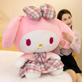 My Melody Plush Dolls Anime Cartoons Cute Soft Stuffed Toys Children Pillow Ragdoll Gifts - Lusy Store LLC