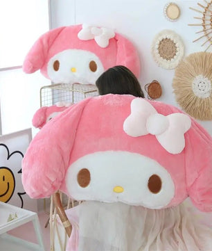 My Melody Plush Soft Toy Big Size Hug Pillow Comfortable Back Cushion Lovely Plushies Sofa Decorative Pillow Gift - Lusy Store LLC