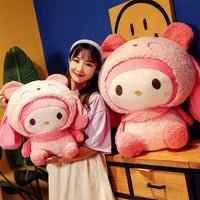 My Melody Plush Toy Anime Stuffed Animals Cute Plushie Throw Pillow Dolls Gifts - Lusy Store LLC